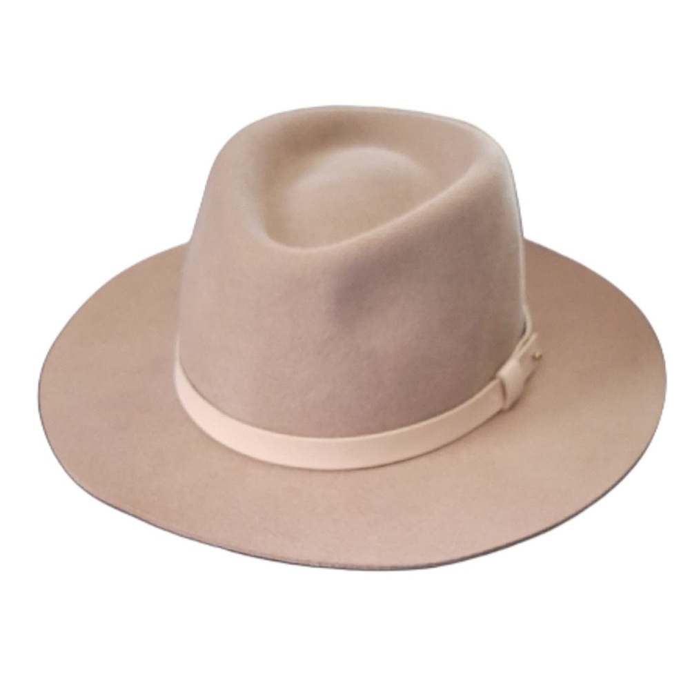 NWOT H&M Women’s Medium Light Tan Wool Fedora Hat